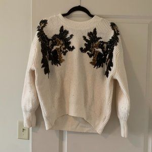 H&M Pullover Cream Sweater size L